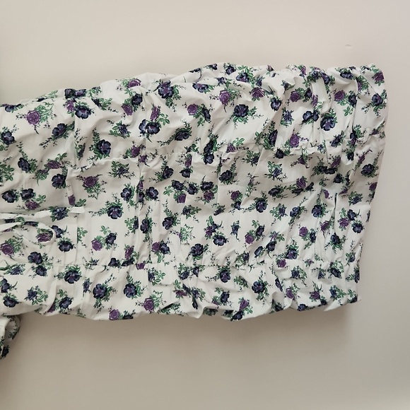 Floral Milkmaid Mini Dress - Picture 8 of 10